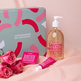 Savon Liquide de Marseille - Parfum Rose Sauvage